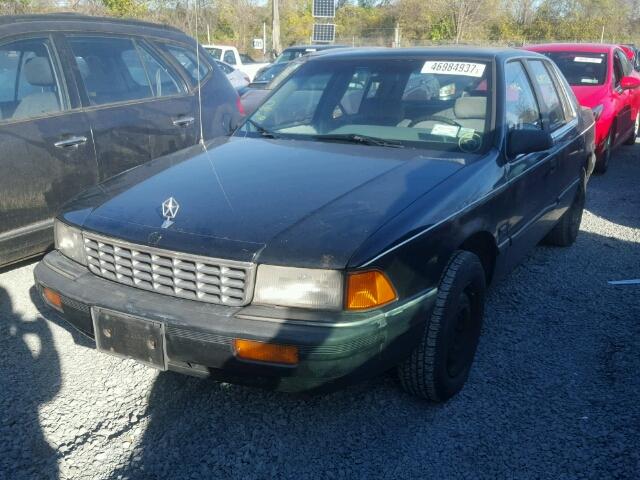 3P3AA4632RT289361 - 1994 PLYMOUTH ACCLAIM BLACK photo 2