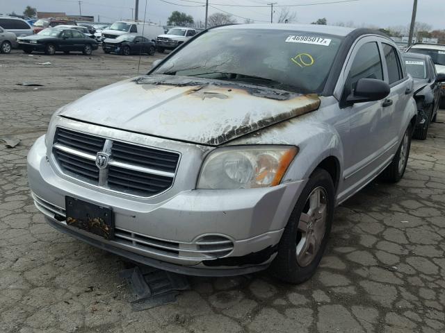 1B3JB48B27D504212 - 2007 DODGE CALIBER SX SILVER photo 2