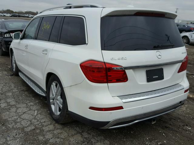 4JGDF6EE0FA581800 - 2015 MERCEDES-BENZ GL WHITE photo 3