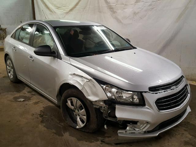 1G1PA5SH5F7300525 - 2015 CHEVROLET CRUZE LS SILVER photo 1