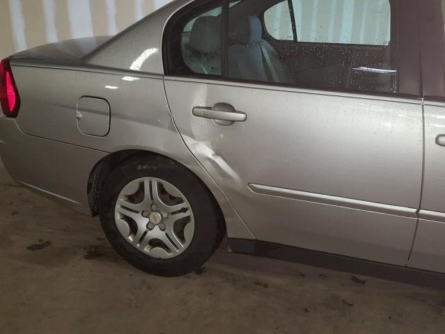 1G1ZS57F37F167820 - 2007 CHEVROLET MALIBU LS 银色 照片 9