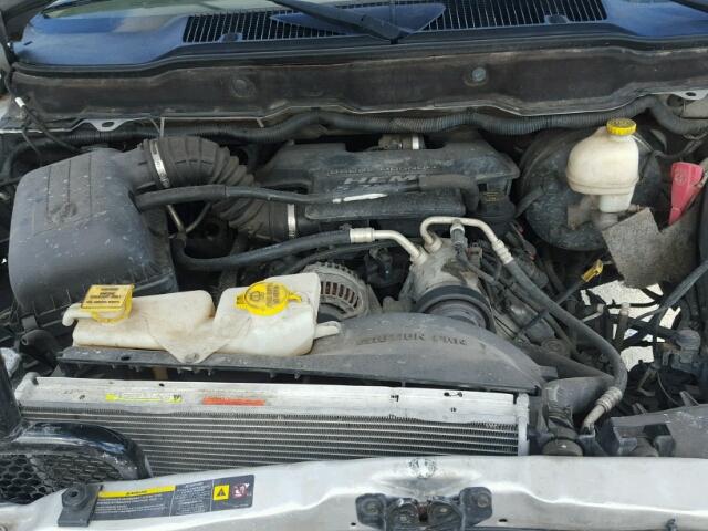 1D7HU18D75S291697 - 2005 DODGE RAM 1500 S SILVER photo 7