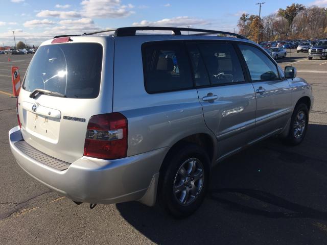 JTEDP21A140013633 - 2004 TOYOTA HIGHLANDER GRAY photo 4