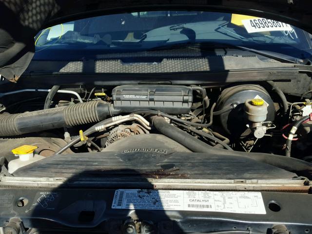 1B7HC16XXYS590146 - 2000 DODGE RAM 1500 BLACK photo 7