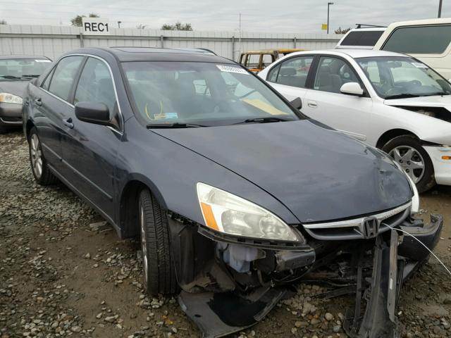 1HGCM66316A025810 - 2006 HONDA ACCORD LX BLUE photo 1