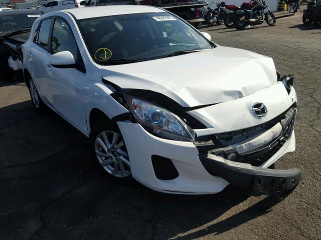 JM1BL1LP5D1782519 - 2013 MAZDA 3 I WHITE photo 1