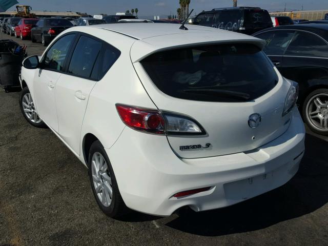 JM1BL1LP5D1782519 - 2013 MAZDA 3 I WHITE photo 3
