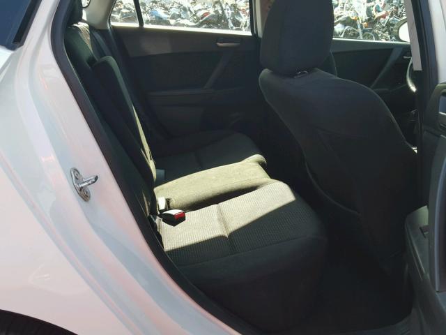 JM1BL1LP5D1782519 - 2013 MAZDA 3 I WHITE photo 6