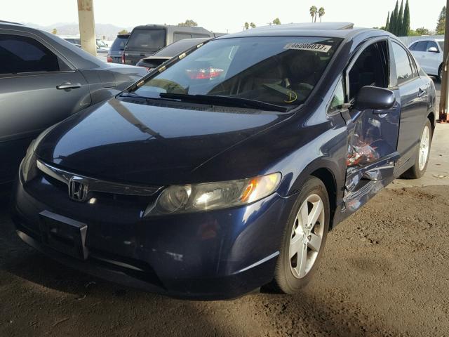 JHMFA16836S011323 - 2006 HONDA CIVIC EX BLUE photo 2