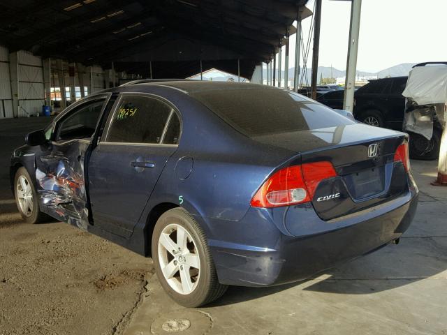 JHMFA16836S011323 - 2006 HONDA CIVIC EX BLUE photo 3