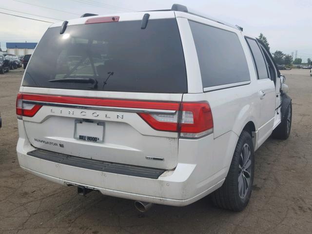 5LMJJ3HT5FEJ14677 - 2015 LINCOLN NAVIGATOR WHITE photo 4