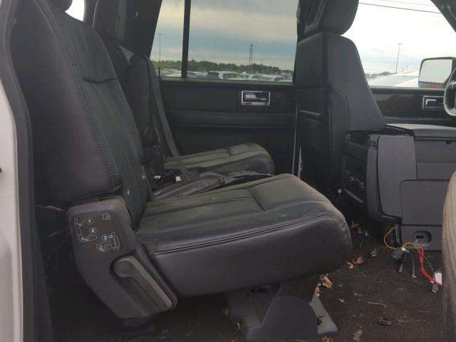 5LMJJ3HT5FEJ14677 - 2015 LINCOLN NAVIGATOR WHITE photo 6