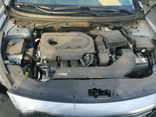 5NPE24AFXHH447492 - 2017 HYUNDAI SONATA SE GRAY photo 7