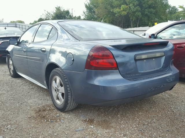 2G2WP552661230088 - 2006 PONTIAC GRAND PRIX Көк фото 3