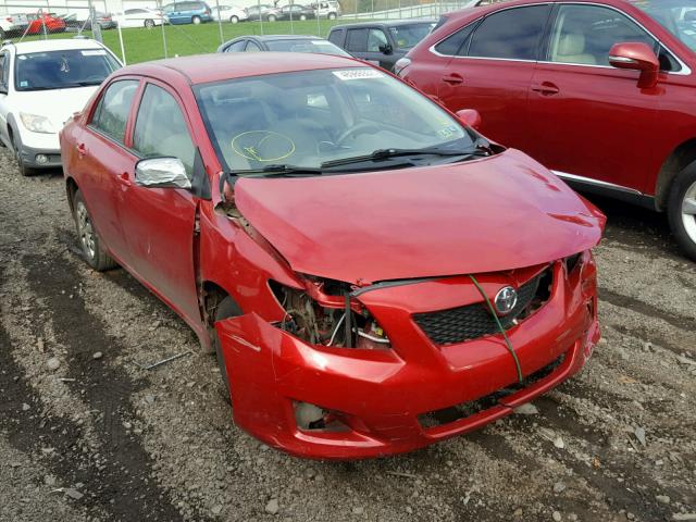 JTDBU4EE3AJ057006 - 2010 TOYOTA COROLLA BA RED photo 1