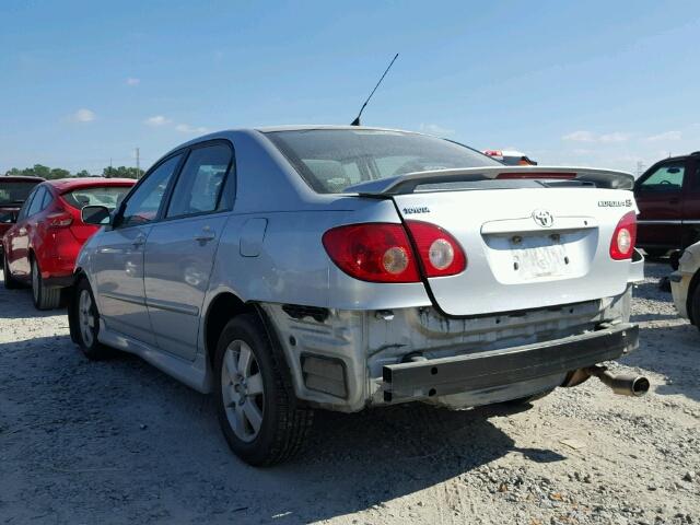 1NXBR32E17Z837489 - 2007 TOYOTA COROLLA CE SILVER photo 3