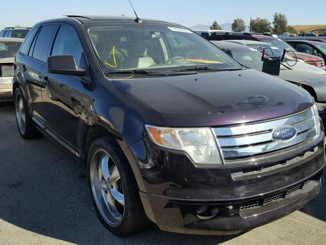 2FMDK49C37BB71328 - 2007 FORD EDGE SEL P PURPLE photo 1