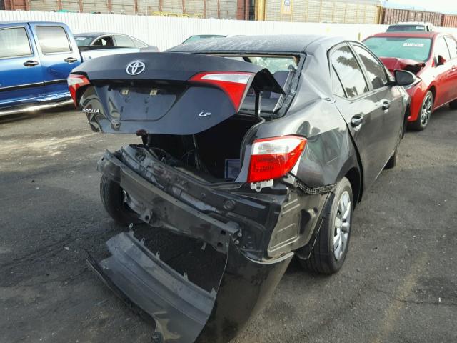 5YFBURHE5EP044557 - 2014 TOYOTA COROLLA L BLACK photo 4