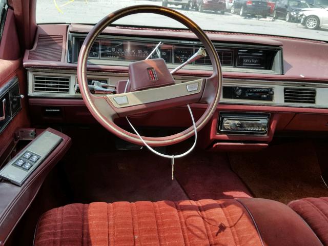 1G3HN54C8KW371428 - 1989 OLDSMOBILE DELTA 88 R BURGUNDY photo 10