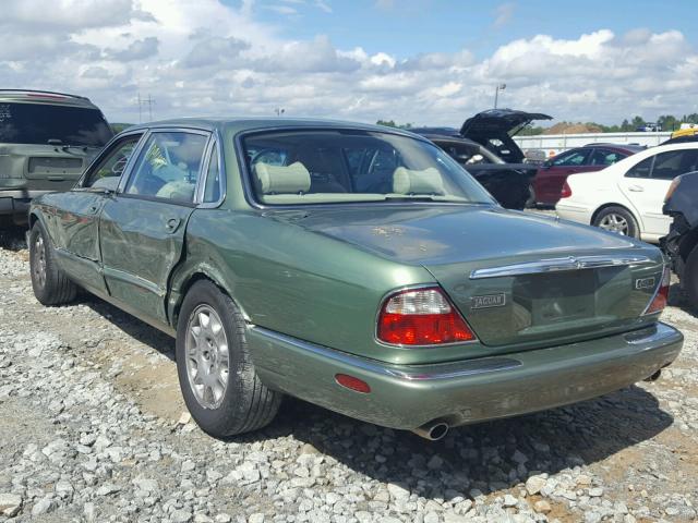 SAJHD6044XC877386 - 1999 JAGUAR XJ8 L GREEN photo 3