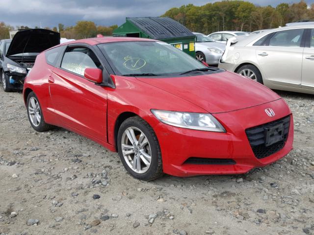 JHMZF1D4XBS010369 - 2011 HONDA CR-Z RED photo 1