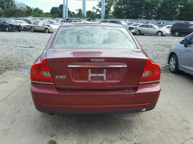 YV1TS592661431576 - 2006 VOLVO S80 2.5T RED photo 9