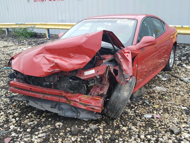 2G2WP552781146400 - 2008 PONTIAC GRAND PRIX RED photo 2