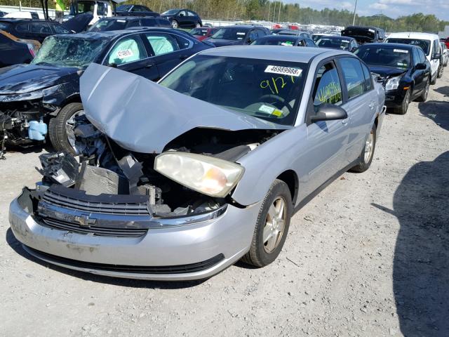 1G1ZT54825F224637 - 2005 CHEVROLET MALIBU LS ნაცრისფერი ფოტო 2