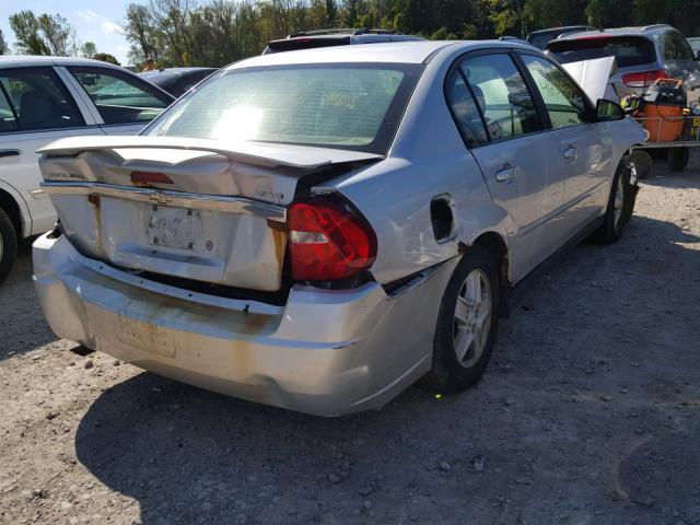 1G1ZT54825F224637 - 2005 CHEVROLET MALIBU LS ნაცრისფერი ფოტო 4