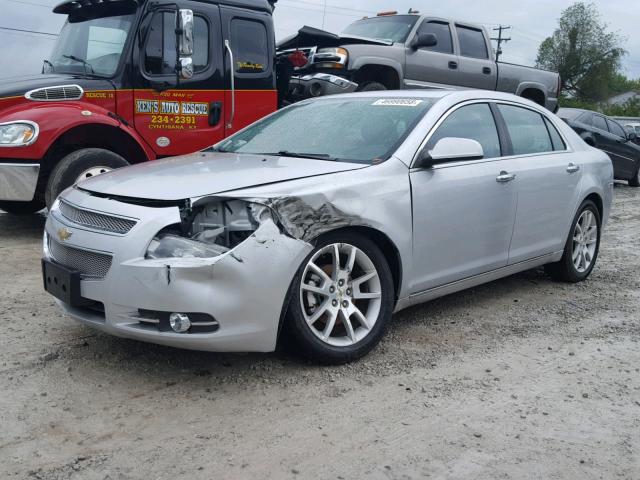 1G1ZE5EB1AF217368 - 2010 CHEVROLET MALIBU LTZ 银色 照片 2