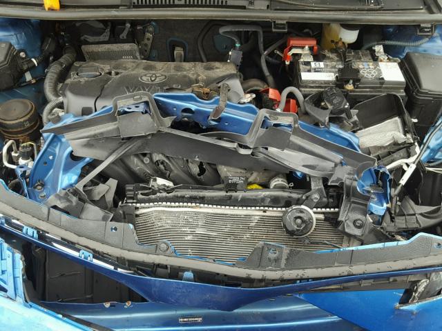 VNKKTUD39GA063590 - 2016 TOYOTA YARIS L BLUE photo 7