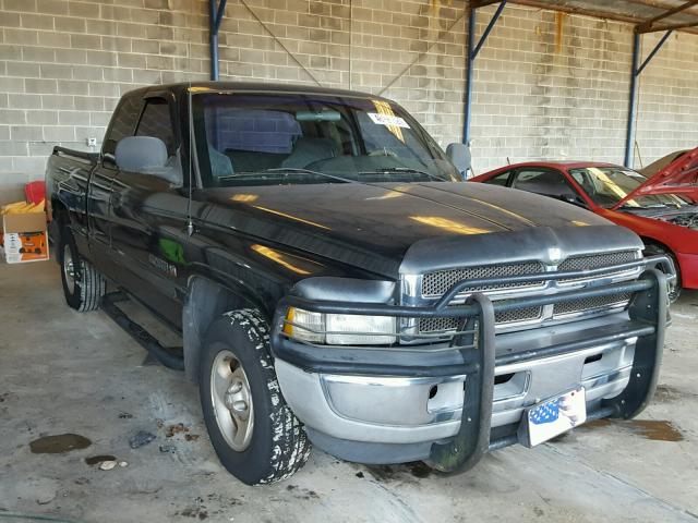 1B7HC13Y4YJ176069 - 2000 DODGE RAM 1500 BLACK photo 1