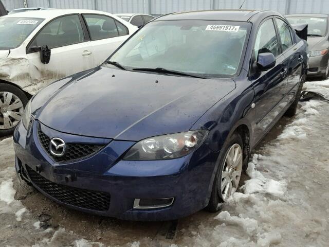 JM1BK32FX81181118 - 2008 MAZDA 3 I BLUE photo 2