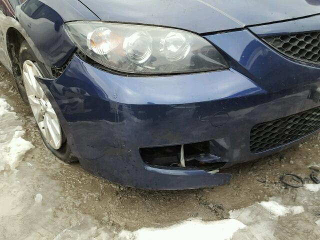 JM1BK32FX81181118 - 2008 MAZDA 3 I BLUE photo 9