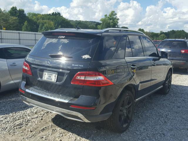 4JGDA0EB6FA562864 - 2015 MERCEDES-BENZ ML 250 BLU BLACK photo 4