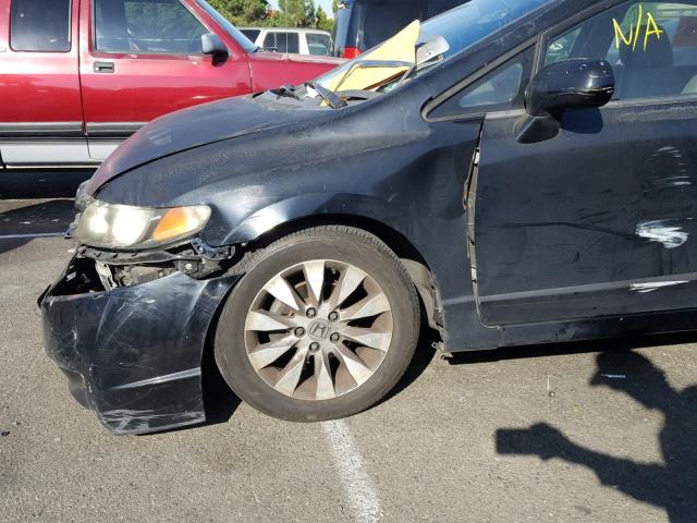 2HGFA1F98AH504281 - 2010 HONDA CIVIC EXL Qara foto 9