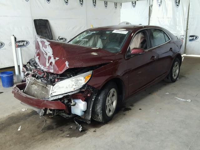 1G11C5SL9FF186104 - 2015 CHEVROLET MALIBU 1LT BURGUNDY photo 2