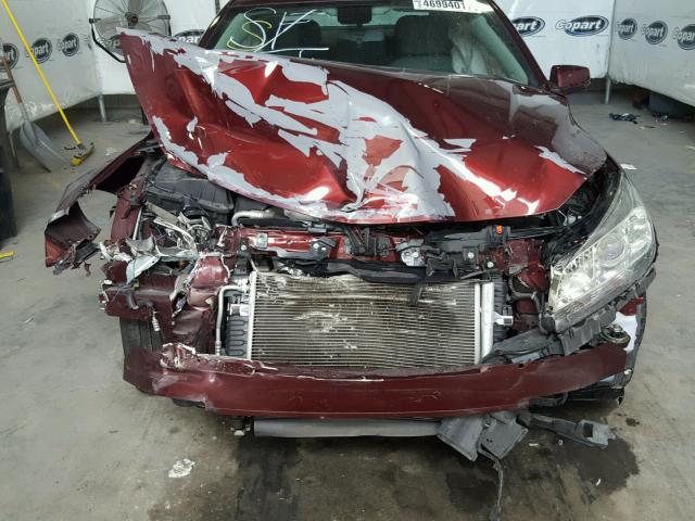 1G11C5SL9FF186104 - 2015 CHEVROLET MALIBU 1LT 勃艮第红 照片 7