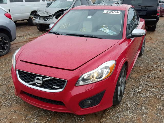 YV1672MK1B2244559 - 2011 VOLVO C30 T5 RED photo 2