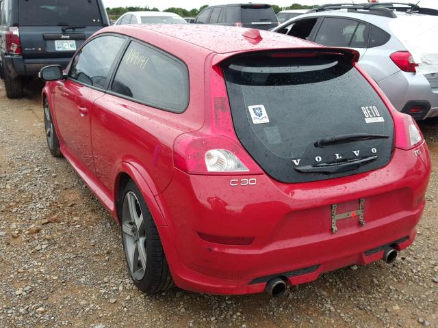 YV1672MK1B2244559 - 2011 VOLVO C30 T5 RED photo 3