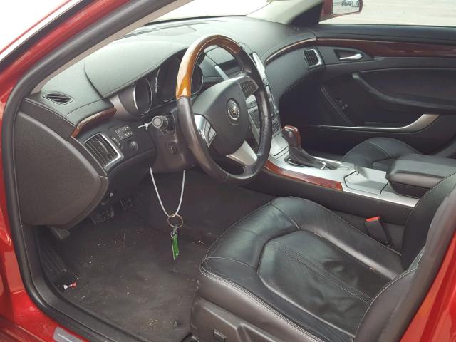 1G6DP5E34C0140721 - 2012 CADILLAC CTS PREMIU MAROON photo 5