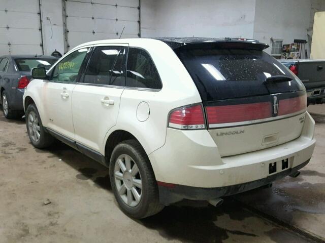 2LMDU88CX7BJ18049 - 2007 LINCOLN MKX WHITE photo 3