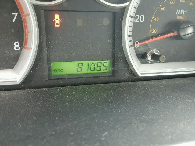 KL1TD66E69B646739 - 2009 CHEVROLET AVEO LS WHITE photo 8