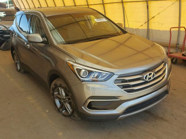 5XYZT3LB6HG387415 - 2017 HYUNDAI SANTA FE S GRAY photo 1