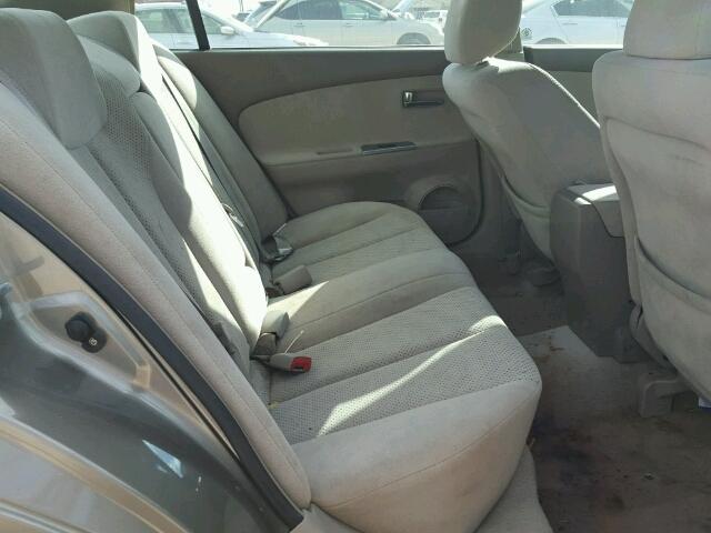 1N4AL11D56C185260 - 2006 NISSAN ALTIMA S BEIGE photo 6