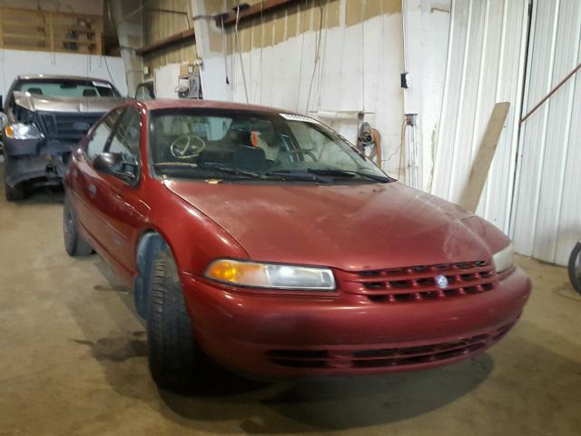 1P3EJ46C5TN287242 - 1996 PLYMOUTH BREEZE RED photo 1