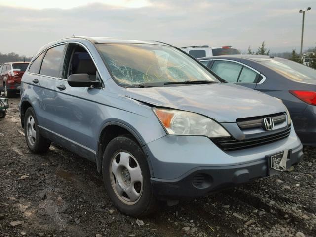 5J6RE48338L004899 - 2008 HONDA CR-V LX BLUE photo 1