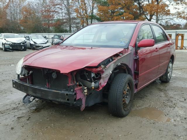 2T1BR32E16C673564 - 2006 TOYOTA COROLLA CE RED photo 2