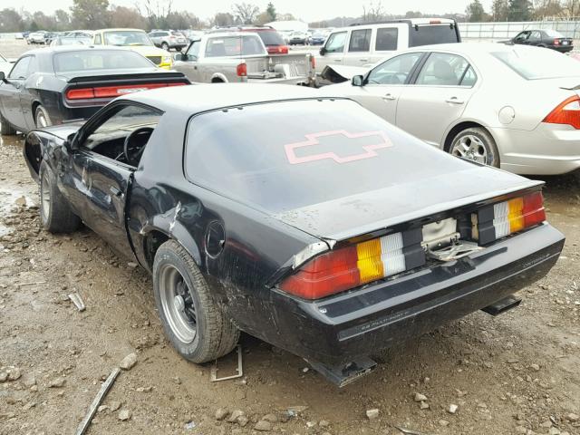 1G1FP87S2FN168268 - 1985 CHEVROLET CAMARO BLACK photo 3