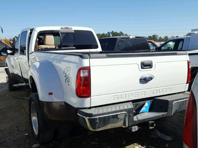 1FT8W4DT1FEB93980 - 2015 FORD F450 SUPER WHITE photo 3